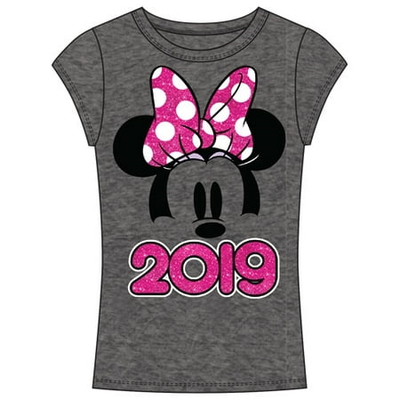 Disney Youth Girls 2019 Dated Minnie Show (No Namedrop) Large Gray (Best Selling Craft Show Items 2019)