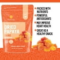 thumbnail image 6 of Herbaila Dried Papaya Chunks, Lightly Sweetened 16oz. All Natural, Non-GMO, Kosher, Resealable Bag - 1lb, 6 of 7