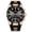 Rose shell black, variant on 8 Men's Calendar Watch Quartz Tape Watch, Six-Pin Business Men's Watch