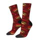thumbnail image 1 of Balery Hot Chili Calcetas Largas con Estampado para Hombre y Mujer – Suaves y Transpirables, Talla Única (US 5-11), 1 of 6