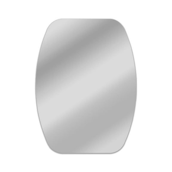CHLOE Lighting CHLOE's Reflection Verical/Horizontal Hanging Squared-Oval Shaped Frameless Wall Mirror 32" Height