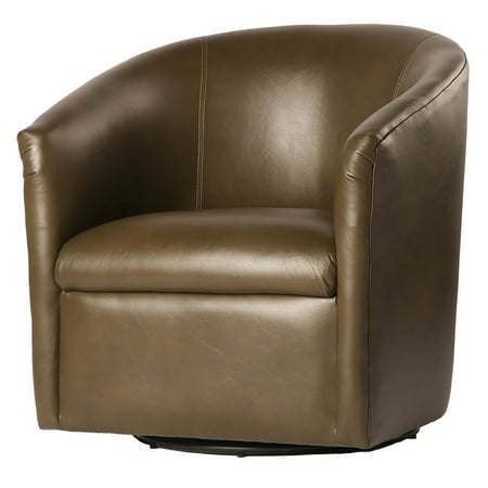 Comfort Pointe Draper Swivel Barrel Chair - Walmart.com