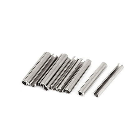 

Unique Bargains M4x30mm 304 Stainless Steel Split Spring Roll Dowel Pins Fasteners 10Pcs