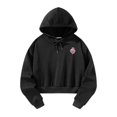 thumbnail image 1 of Jersey Tops Sudadera con capucha Sudadera de poliéster suave Tops Sudadera con capucha con cordón para fiestas en interiores Desplazamientos Compras M, 1 of 8