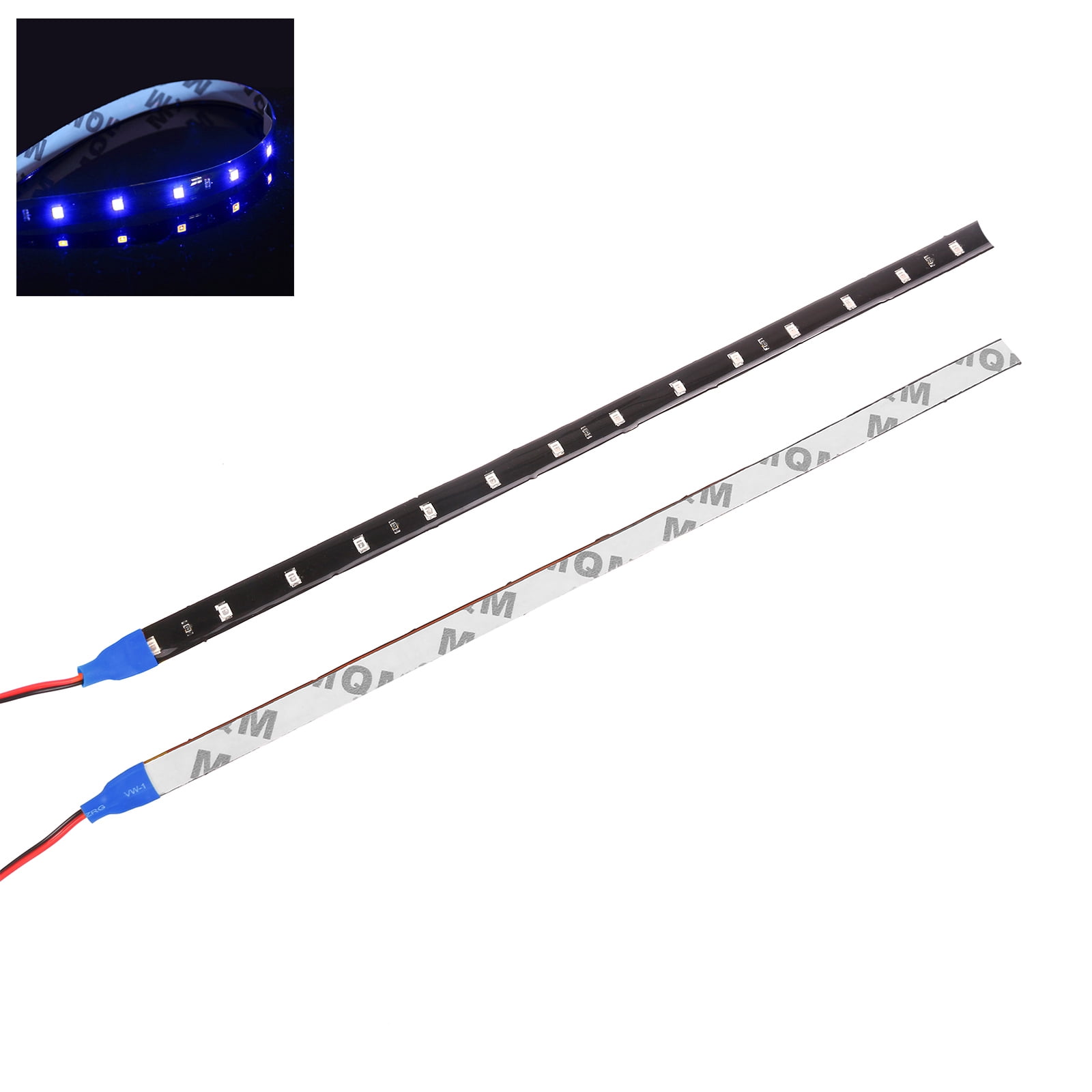 Waterproof LED Strip Light SMD 15leds/30cm Flexible LED Tape Lamp DC 12V Hot 