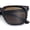 Tortoise - Brown, variant on Hipster Vintage Style Plastic Rectangle Horn Rim Fashion Sunglasses [Slate - Beige]