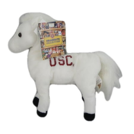 USC Trojans Bean Bag Traveler Mini Mascot Horse Plush 8''