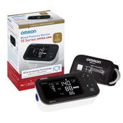 Omron 10 Series Upper Arm Blood Pressure Monitor and 9-In. to 17-In. Wide-Range D-Cuff Kit