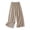 A-Beige359, variant on XIAONU Women's Taupe Striped Wide-Leg Pants Oversized Fit Full Length Drawstring Waist Flowy Boho Bottoms