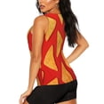thumbnail image 3 of Balery Tortilla chips Camiseta sin mangas estampada ligera para mujer, tops de entrenamiento sin mangas, camisetas de yoga transpirables de secado rápido.-X-Large, 3 of 7
