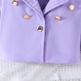 thumbnail image 6 of SUCS Girls Skirt Set Short Suit Jacket Butterfly Mesh Suspender Long Skirt Two-piece Party Gift, 6 of 8