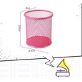 thumbnail image 5 of The perfect stationery storage tool for students! Iron hollow desktop pen holder, colorful mesh round iron mesh bucket, multi-functional design, making learning more efficient‌, 5 of 5