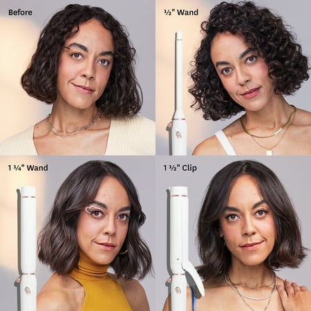 T3 - Switch Kit Curl Trio Interchangeable Curling Iron - White & Rose Gold
