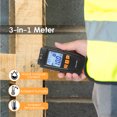 thumbnail image 4 of Kkmoon 3-In-1 Digital Wood Moisture Meter Firewood Water Content Analyzer Ambient Temperature+Humidity+Wood Moisture Tester With Extra Long Probe For Woodworking Lumber Timber, 4 of 7