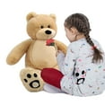 thumbnail image 5 of WOWMAX 3 Foot Giant Teddy Bear Daney Cuddly Stuffed Plush Animals Teddy Bear Toy Doll for Birthday Christmas Brown 36 Inches, 5 of 5