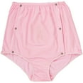 thumbnail image 2 of Women's Cotton Pantie Briefs with Side-Snap Closures-Assorted Colors, 2 of 4
