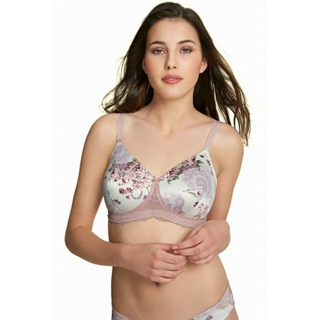 Lilyette by Bali Womens Tailored Minimizer Bra with Lace Trim -  Best-Seller, 42 