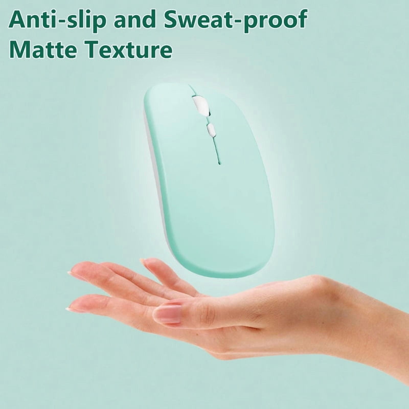 Wireless Bluetooth Mouse Rechargeable Dual Mode 5.2  Silent Computer  gaming  Ergonomic Mouse 2.4 USB for PC Laptops