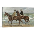 thumbnail image 1 of ARTCANVAS Two Riders On The Beach 1901 Canvas Art Print by Max Liebermann - Size: 18" x 12" (0.75" Deep), 1 of 9
