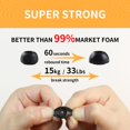 thumbnail image 4 of Puntas de espuma con memoria Bodykoo para AirPods Pro 1 y 2, talla grande, 4 of 8