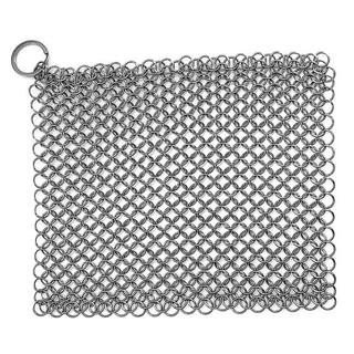 BBQ BBQCM4X4-331LP 4 in. Stainless Steel Chain Mail Scrubber for
