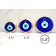 thumbnail image 2 of Colgante de pared Evil Eye Erbulus de 5.3 pulgadas, cristal azul con cuerda dorada, 2 of 6