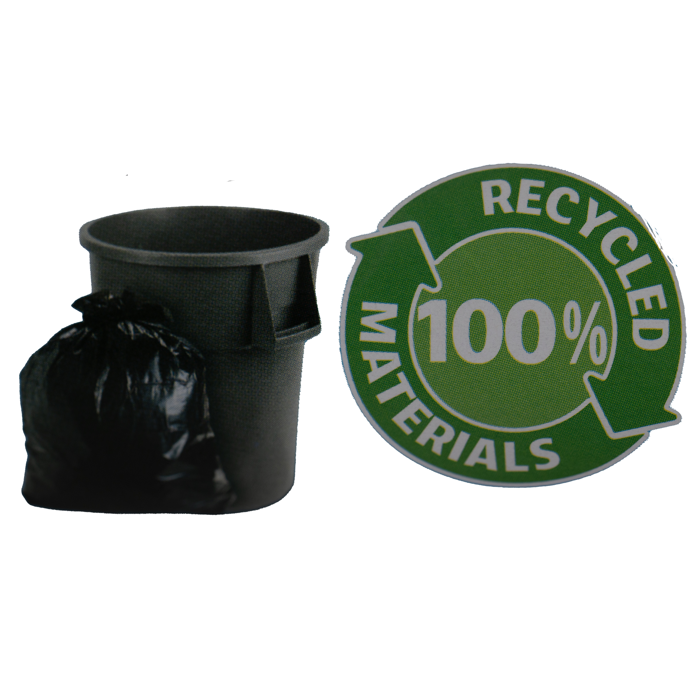 Ten 13 Gallon Flat Top Trash Bags 15 Count per Roll