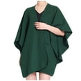 thumbnail image 1 of Pisexur Châles pour Femmes Tissu Doux de Haute Qualité Foulard Légère Tricotée Poncho Chandail Cape Châle Polyvalent Ponchos de Printemps Été, 1 of 5