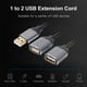 thumbnail image 5 of Cable USB Y Splitter Adaptador USB 1 macho a 2 hembra Cable de extensión (1pc) Tmvgtek Para estrenar, 5 of 6