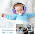 thumbnail image 4 of Foldable Earmuff, Children Sleep Earmuff, Protective Beautiful Durable Sponge Students Travelling For Sleeping Teens Studying Boys Girls Working Purple, 4 of 8