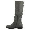 thumbnail image 3 of Journee Womens Stormy Stacked Heel Riding Boots, 3 of 10