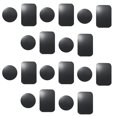thumbnail image 1 of Pieza de hierro para teléfono móvil, pegatina trasera para anillo, multifuncional, cómoda, portátil, de carga inalámbrica, pieza de imán de plomo de hierro, 1 of 7