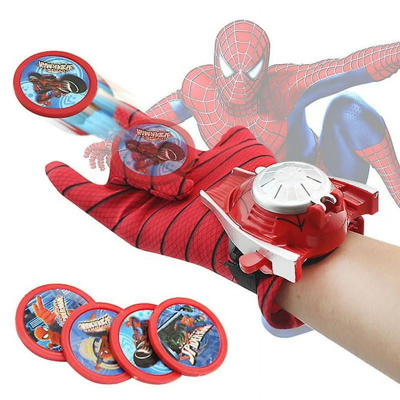 Spiderman Gloves Spider Web Launcher Toy Children Birthday Gift