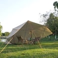 thumbnail image 3 of Eigraketly Toldo parasol, tela Oxford, toldo para Patio y jardín, cubierta protectora solar para exteriores, senderismo, pesca, Picnic, tienda de campaña, carpas Caqui 3x4m Eigraketly OD029884-01, 3 of 6