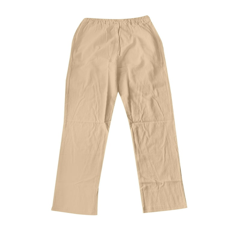 Ketyyh-chn99 Men's Pants Linen Casual Pants Fashion Loose Ketyyh-chn99 Men's Pants Linen Casual Pants Fashion Loose