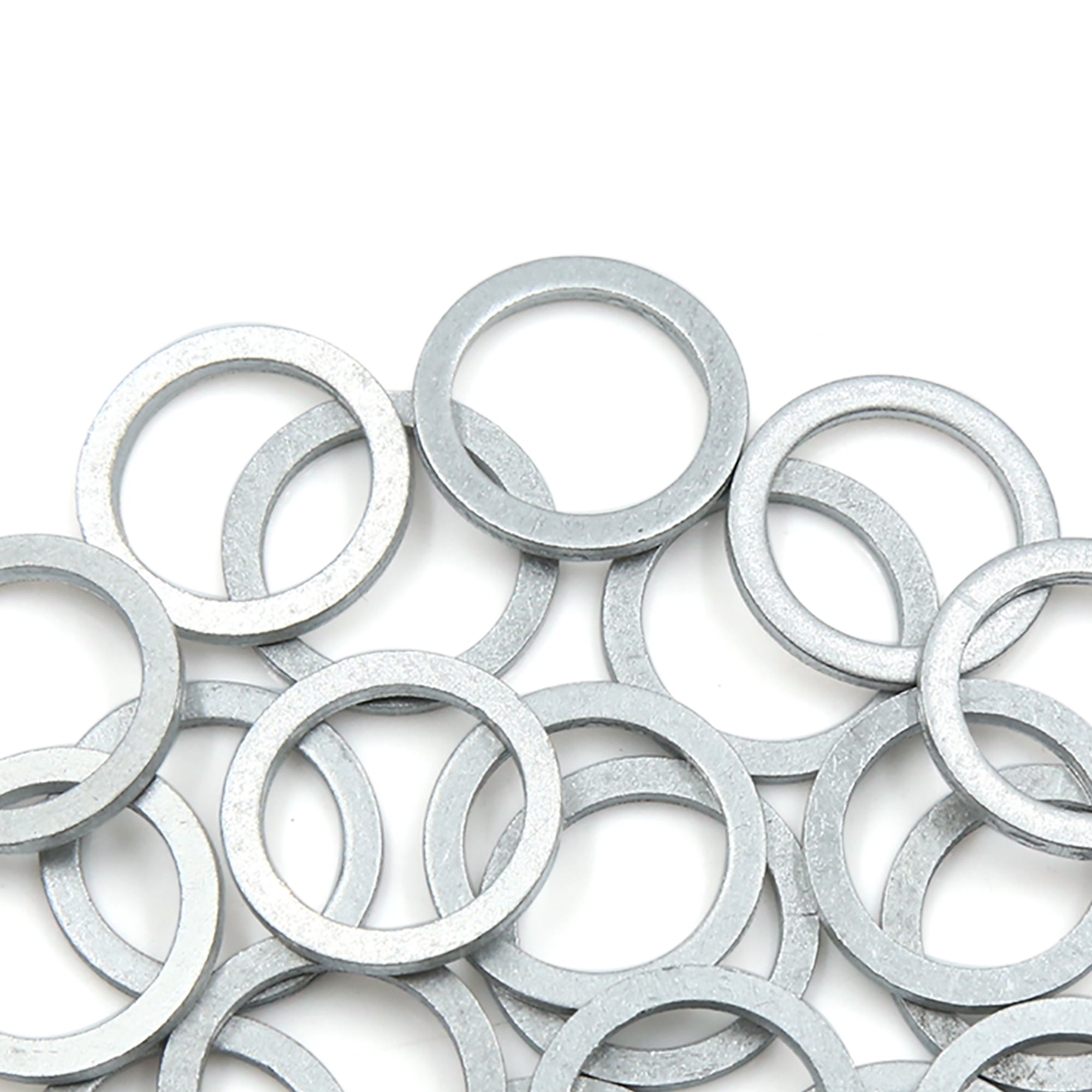 Unique Bargains 20pcs Engine Oil Crush Washers Drain Plug Gaskets Universal for Cars