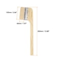 thumbnail image 2 of Uxcell Paint Brush 2 Pcs 4" Brush Width Soft Wool Variety Angled Bend Brushes Radiator Paint Brush, 2 of 6
