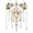 Peace Dove with Olive Branch Wind Chime A2#9, variant on Vintage Style Robin Bird Wind Chime with Crystals, Durable Metal Hanging Ornament for Patio, Porch and Garden Decoration