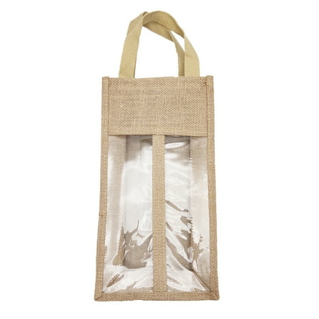 

1pc Linen Wine Bottle Storage Bag Gift Bag Wine Wrapping Pouch Wine Holder