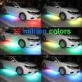 thumbnail image 3 of Amerteer RGB Dreamcolor LED Car Interior Strip Light Kit, 4-Piece, Bluetooth Remote, Waterproof, 3 of 12