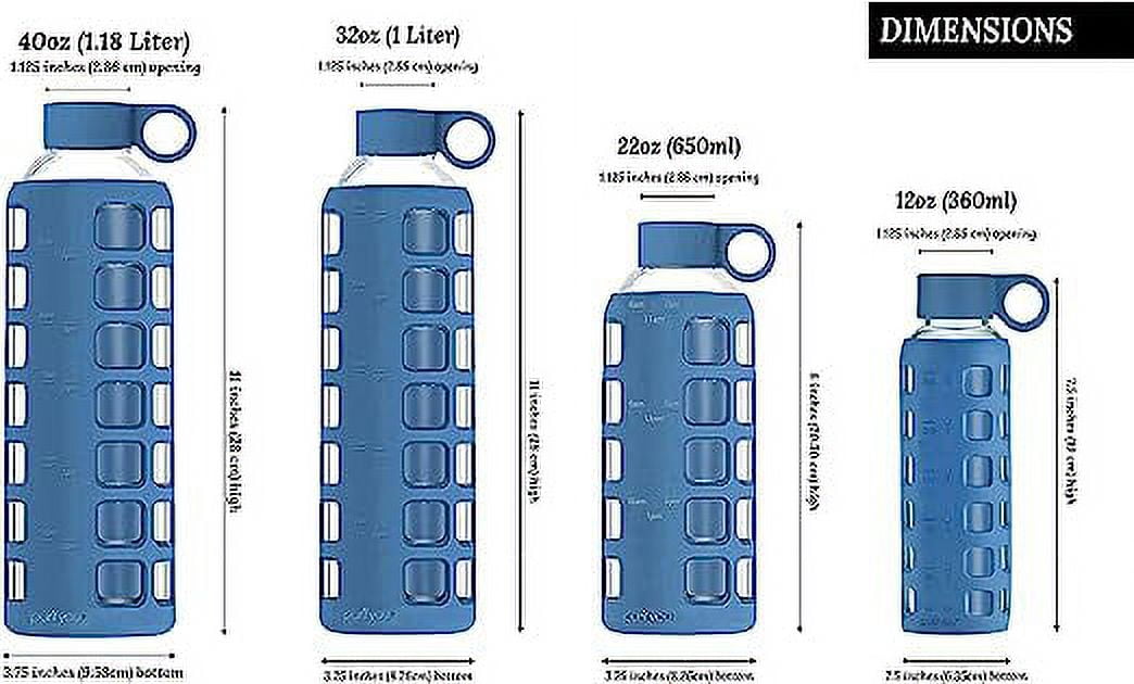 40 oz Insulated Water Bottle with Straw, Dishwasher Safe BPA-Free, Havana  Sunset