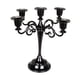 thumbnail image 4 of Candelabro Portavelas Cónico Strade Fareast Limited Aleación de Zinc Elegante 5 Brazos Negro, 4 of 8