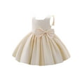 thumbnail image 4 of Xingqing Robe Bébé Fille Grand Nœud Princesse Tutu Fête Anniversaire Mariage, 4 of 8