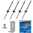 thumbnail image 4 of Ana M10 Stick Screw with L Angle Solar PV Trapezoidal Sheet Metal Roof Fixture, 4 of 7