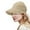 Khaki, variant on Winter Hats for Women Adjustable Open Top Sun Visor Summer Beach Hat Lightweight Breathable for Outdoor Travel White
