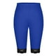 thumbnail image 3 of Karight Plus Size Slip Shorts for Women Soft Modal Short Leggings Lace Shorts Under Dresses Mid Thigh Leggings Pants, 3 of 4