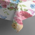 thumbnail image 3 of Pioneer Flower Floral Print Pattern Rectangle Tablecloth 60"x120",Waterproof Polyester Rectangle Table Cloth, Wipeable Spillproof Polyester Tablecloth for Dining, Camping, Indoor and Outdoor, 3 of 6