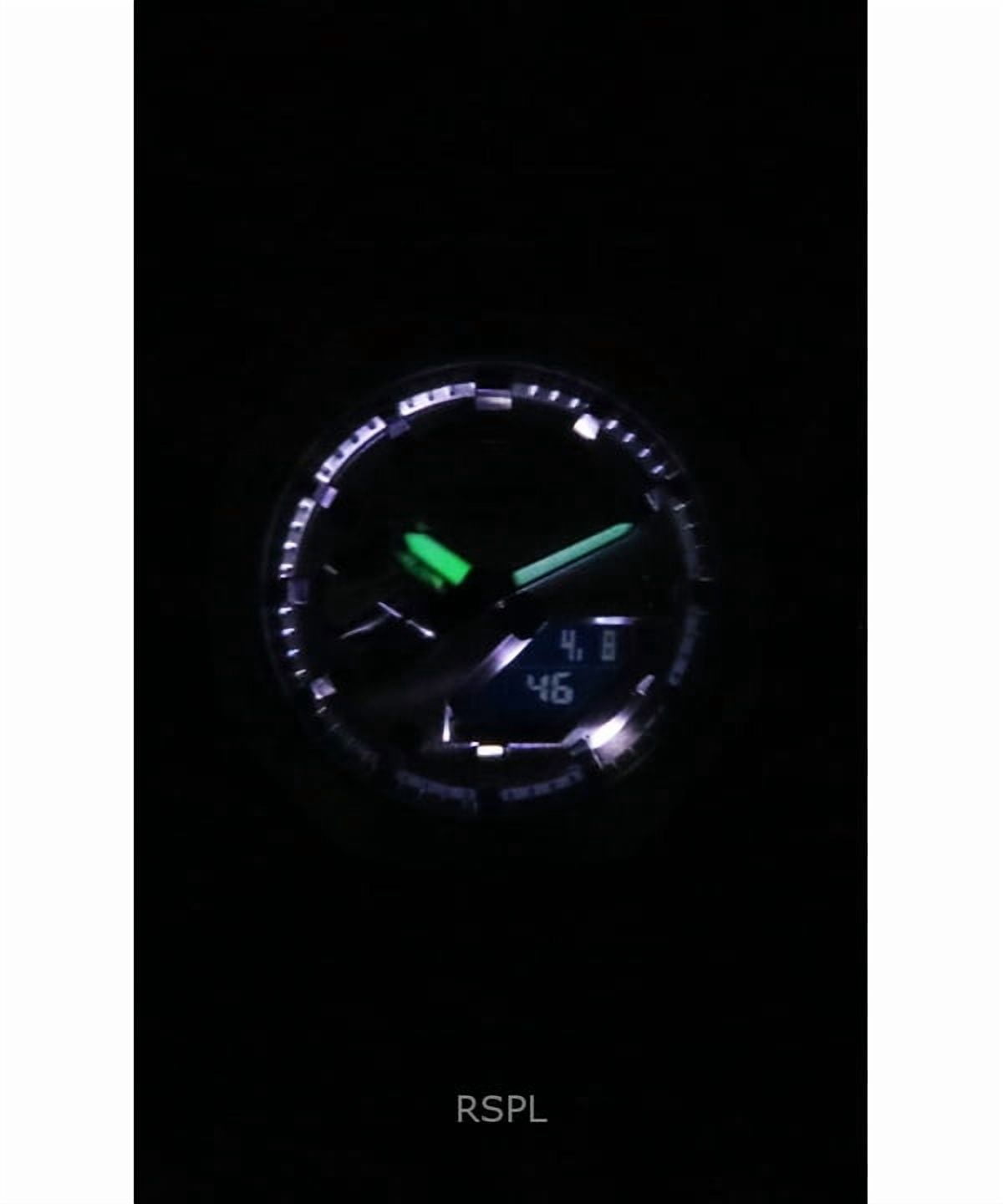Casio G-Shock G-Steel Fine Metallic Tough Silicone Strap Grey Dial Quartz GM-2100YM-8A 200M Men's Watch