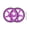 Purple, Pair, variant on Mosiee for Brompton Folding Bike: 60mm Lightweight Aluminum Lightweight Wheels Silver, Pair