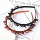 thumbnail image 5 of Bandas de doble capa, diademas con Clip, diadema trenzada de plástico a la moda, tocado Punk nuevo tejido para mujer, accesorios para el cabello con perlas, 5 of 5